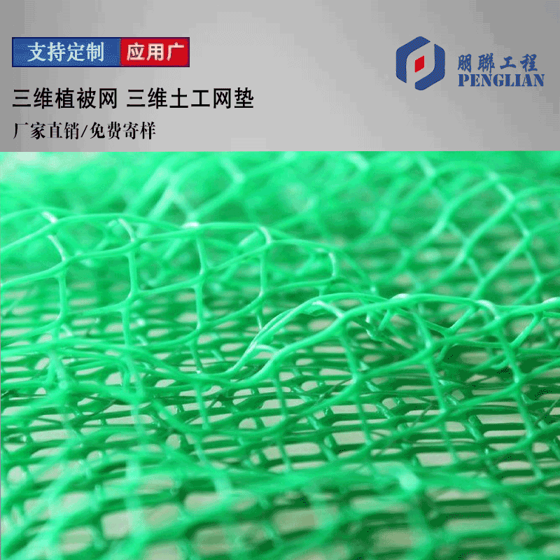 恩施三維植被網 恩施em4三維土工網墊